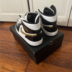 Black and Gold Jordan’s